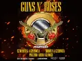 Plakat zapowiadający koncerty Guns N' Roses w Prezero Arena Gliwice 4 i 6 czerwca.