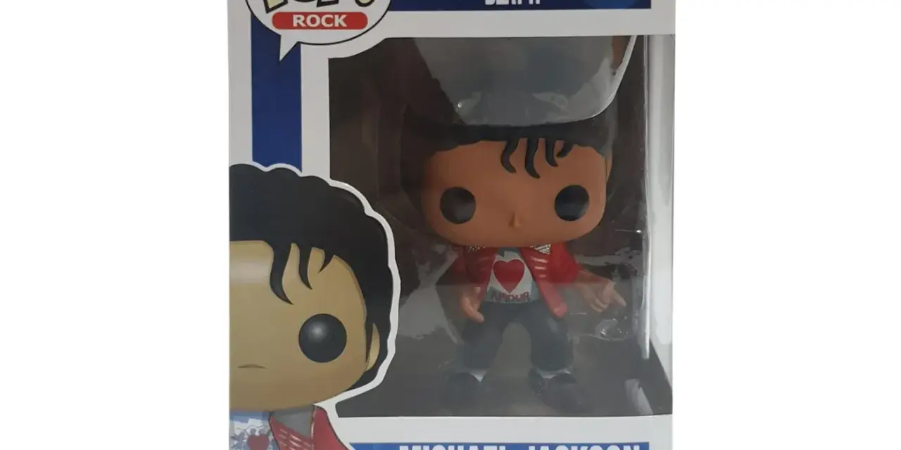 Figurka Funko Pop! przedstawiająca Michaela Jacksona w stroju z teledysku "Beat It".
